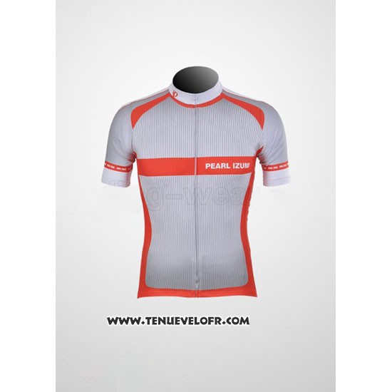 2011 Maillot Ciclismo Pearl Izumi Rouge et Gris Manches Courtes et Cuissard